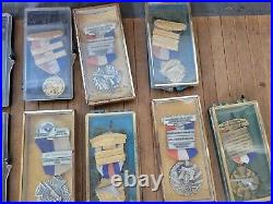 Vintage 60s NJ PA Pistol League Shooting Medals Lot of 39 or Pick 1 for $15