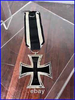 Vintage Antique WW1 German Imperial 2nd Class Iron Cross Medal 1813-1914