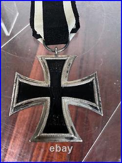 Vintage Antique WW1 German Imperial 2nd Class Iron Cross Medal 1813-1914