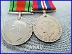 Vintage Lot 4 Boxed WW2 Medals With Papers Italy Star 1939-45 Star Defence