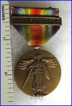 Vintage Original WW1 VICTORY MEDAL with US NAVY ARMED GUARD SERVICE CLASP BAR