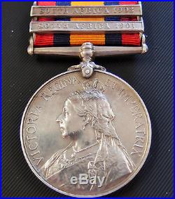 Vintage Pre Ww1 British Boer War Service Medal To Imperial Hospital Corps Canin