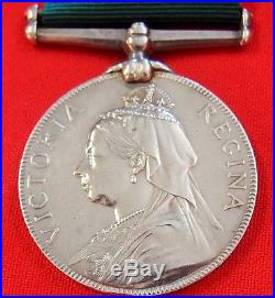 Vintage Pre Ww1 British Volunteer Force Long Service Good Conduct Medal Boer War