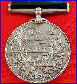 Vintage Pre Ww1 British Volunteer Force Long Service Good Conduct Medal Boer War