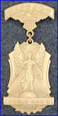 Vintage World War II 2 Local Victory Medal St. Marys Pa Possible One Of A Kind
