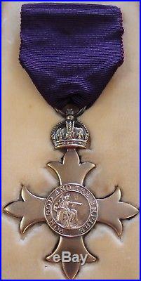 Vintage Ww1 British Order Of The British Empire Type 1 1919 Medal Cased