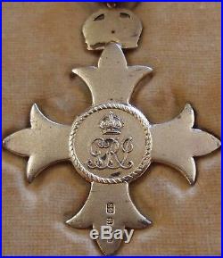 Vintage Ww1 British Order The British Empire Military 1919 Medal Cased Obe