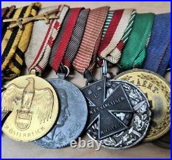 Vintage rare WW1 & WW2 Austria-Hungary set of 10 military medals