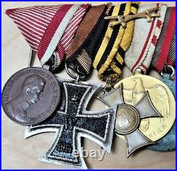 Vintage rare WW1 & WW2 Austria-Hungary set of 10 military medals