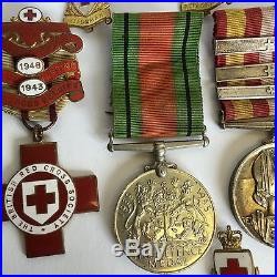 Voluntary Medical Service Medal Group Proficiency Red Cross Nursing WW2
