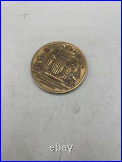 Vtg. RARE WW I 1917-1919 HEROES VICTORY BRONZE MEDALLION/MEDAL ORANGE COUNTY, CA