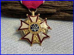 Vtg WWll Legion Of Merit Bronze Star Ribbon Medal Lot Of 2