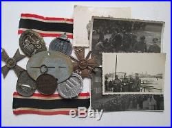 WO2 WOII WW2 WWII medal lot group for historical collectors incl. Old Photo rare
