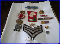 WORLD WAR ll COLLECTION OF MEDALS AND RIBBONS