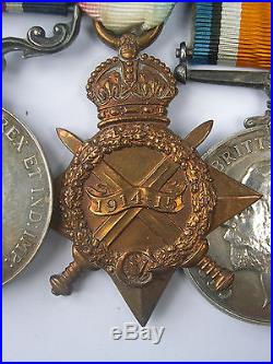 Ww1 1914-15 Gallantry Military Medal Group Gnr F S Holmes 71/bde Rfa 1917