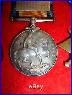 WW1 1914-15 Star Medal Trio to 1st Mounted Rifles Chapman, South African