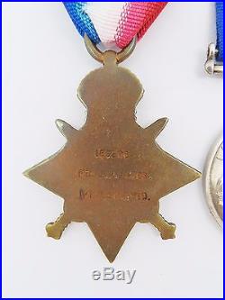 WW1 1914 Mons Star Medal Trio Pte. James, North Somerset Yeomanry #64