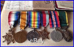 WW1 & 2 medals & The Militia Efficiency Medal & Military Imperial Service Medal