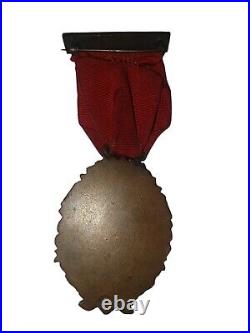 WW1 47th New York National Guard Faithful Service Medal With Ribon 100% Duty