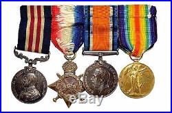 Ww1 British Military Medal Group 1914-15 Star, War & Victory Medals E917