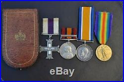 WW1 & Boer War Military Cross Gallantry Medals 18th'Arts and Crafts' KRRC