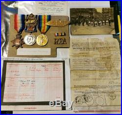 WW1 British Army CPL C Snow Medals