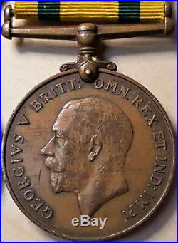 WW1 British Army Pair & Territorial Forces War Medal to Driver Gibson. R. H. A