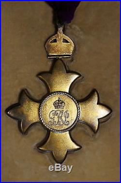 WW1 British CBE Commander Of The Order Of The British Empire Medal with Case