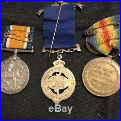 WW1 British Medal Grouping Devon Regiment