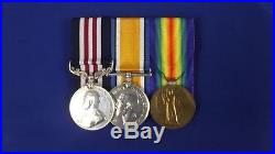 WW1 British Military Medal Trio Yorkshire Light Infantry Cpl. Kenrick