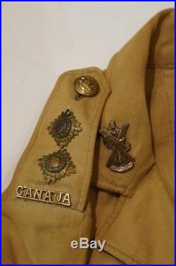 WW1 Canadian Black Watch RFC Air Gunner Uniform Medals Documents Grouping