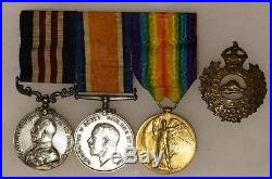 WW1 Canadian Military Medal MM and Pair 220390 Sapr J Wilson 4 CE Engineers
