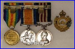 WW1 Canadian Military Medal MM and Pair 220390 Sapr J Wilson 4 CE Engineers