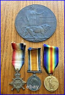 WW1 Casualty Medals Brothers Knox Gordon Highlanders & R. A. New Deer Aberdeen