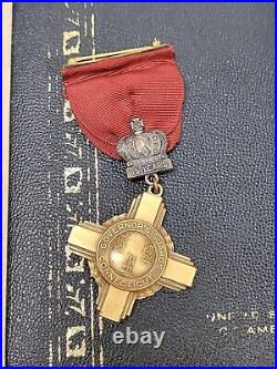 WW1 Era Connecticut Governor's Guards Long Service Medal Earliest Variant 15 Yrs