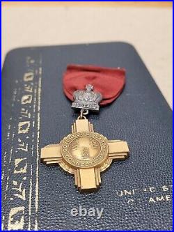 WW1 Era Connecticut Governor's Guards Long Service Medal Earliest Variant 15 Yrs