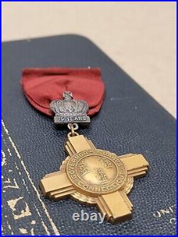 WW1 Era Connecticut Governor's Guards Long Service Medal Earliest Variant 15 Yrs