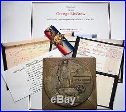 WW1 Family Medal Group Two KIA With Death Plaques, 1914-15 Stars, Victory & War