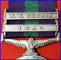 WW1 GENERAL SERVICE MEDAL IRAQ & N. W. PERSIA. PTE McDONELL ROYAL IRISH FUSILIERS