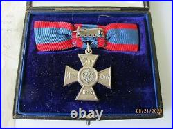 WW1 George v Royal Red Cross A. R. RC Nursing Medal in Case with War Office Letter
