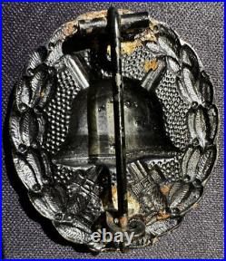 WW1 German Army Black Medal Wound Badge Pin 1914-1918 Original Imperial Army