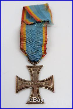 WW1 German Imperial badge 1870 iron cross military Mecklenburg Merit medal Order