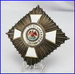 WW1 German Imperial cased order of the red eagle 2nd class star badge pin medal