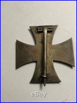 WW1 German Iron Cross 1st Class Medal in Very Good Condition