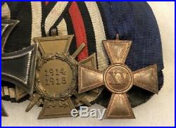 WW1 German Iron Cross Ek2 Hindenburg 15 Year Service Medal Badge Ribbon Bar WW2