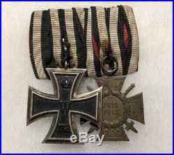 WW1 German Iron Cross Medal Ribbon Bar Badge Hindenburg Cross WW2