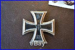 WW1 German Medal Trio Photo Recipient 1st & 2nd Iron Cross -Eisernes Kreuz