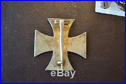 WW1 German Medal Trio Photo Recipient 1st & 2nd Iron Cross -Eisernes Kreuz