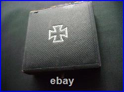 WW1 German Prussian 1914 Iron Cross 1st class cased medal Imperial badge (2926)