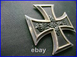 WW1 German Prussian 1914 Iron Cross 2nd Class Cased Medal Imperial Badge (2486)